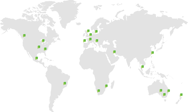PaperCut's global team around the world.