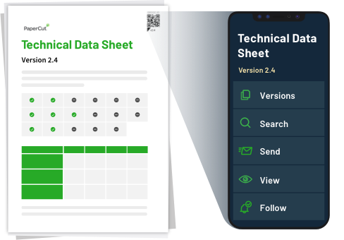 PaperCut QRdoc product illustration