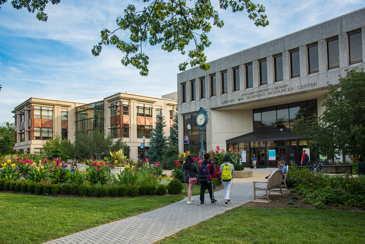 Front of a university building