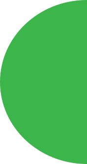 Green half circle