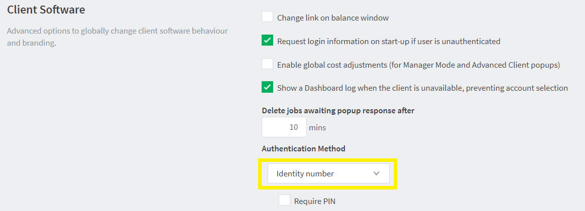 Authentication Method to Identity Number