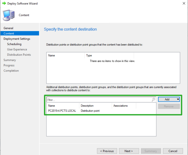 SCCM - Configure distribution point