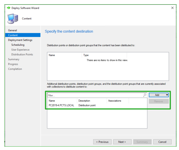 SCCM - Configure distribution point