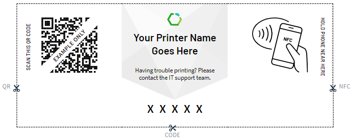 Example of a Printer Label