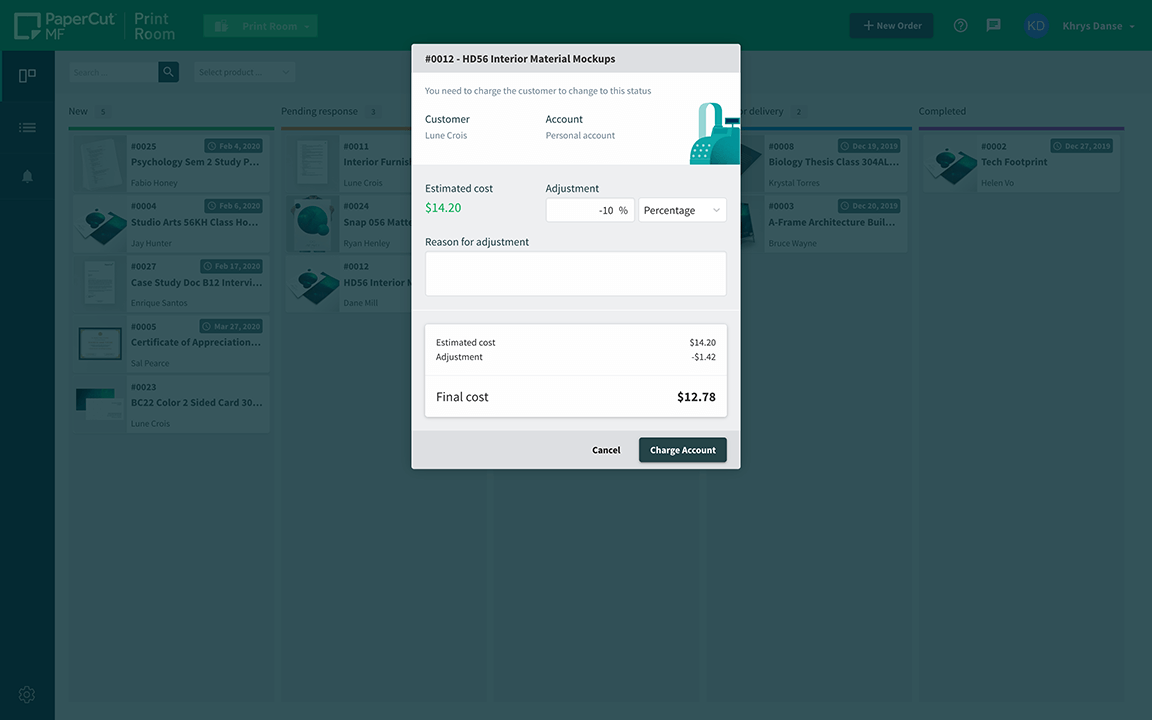 feature screen