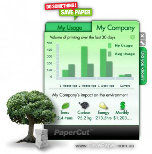 Save Paper Widget Screenshot