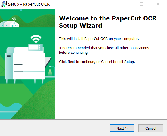 Self-hosted document processing setup wizard